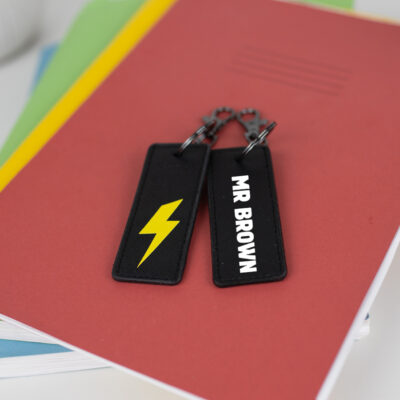 lightning bolt keyring