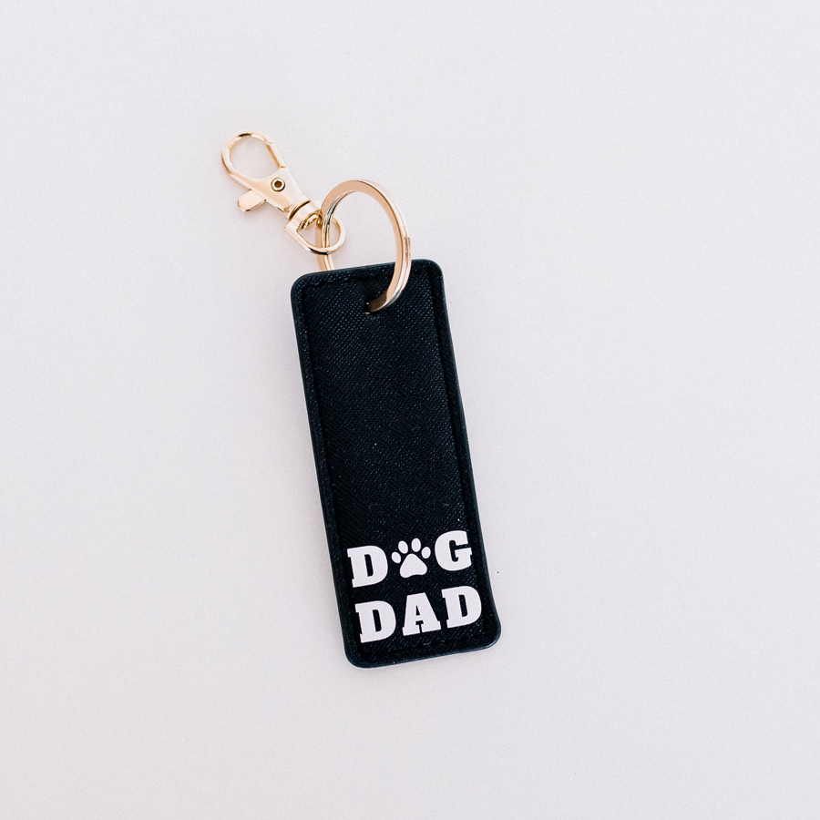 Dog dad keychain 2025