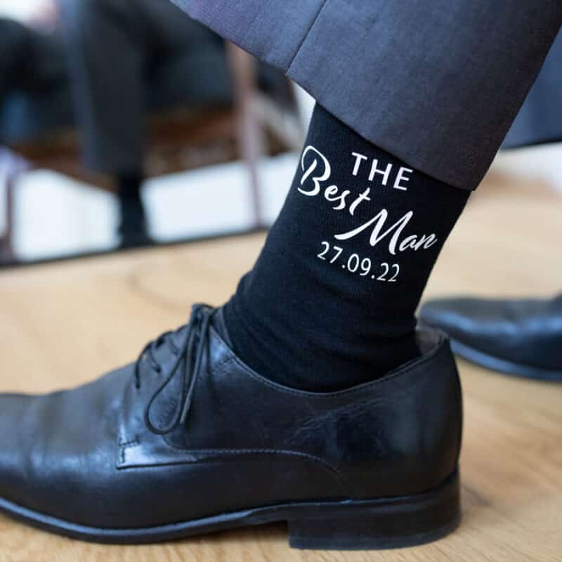 The Best Man Socks | Personalised Gifts | Stickerscape