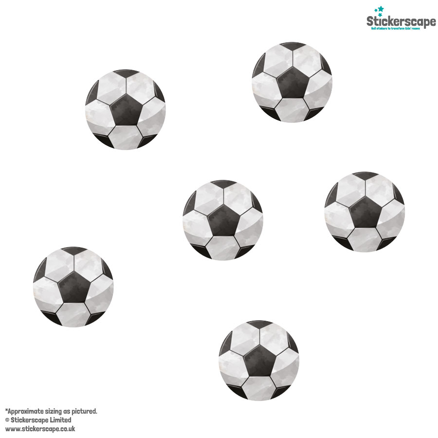 football window stickers shown on a white background