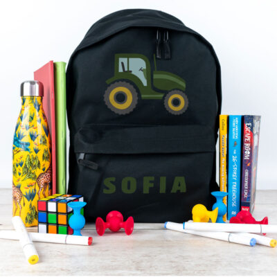 Tractor Backpack B Grade Personalised Backpacks Stickerscape