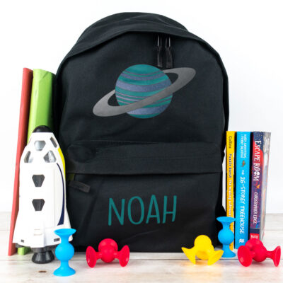 planet backpack in black, regular