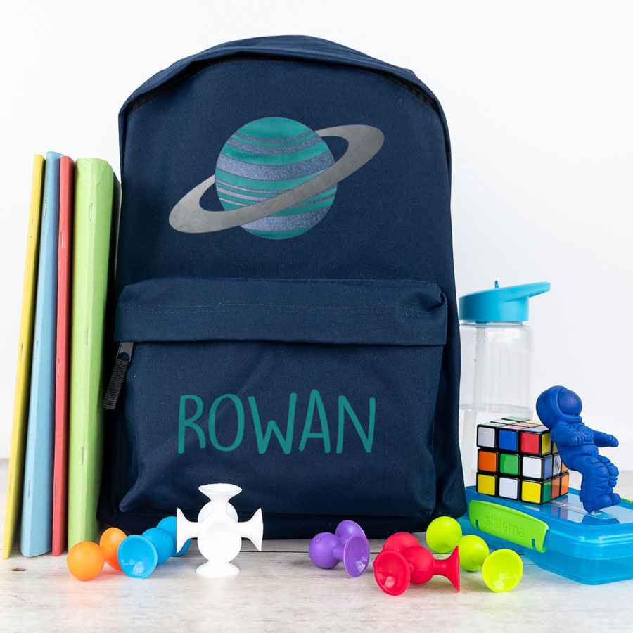 planet backpack in navy, regular