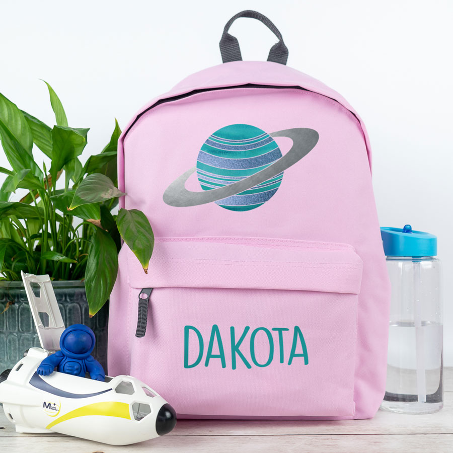 planet backpack in pink, regular