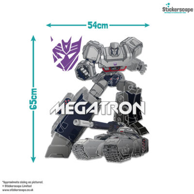 Transformers Wall Stickers option 3 Megatron