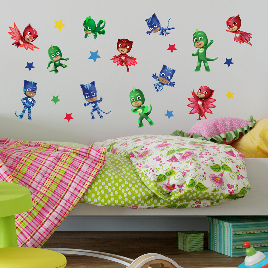 PJ Heroes wall sticker pack