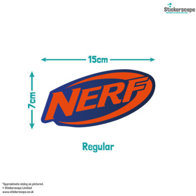Nerf targets wall sticker pack regular size guide