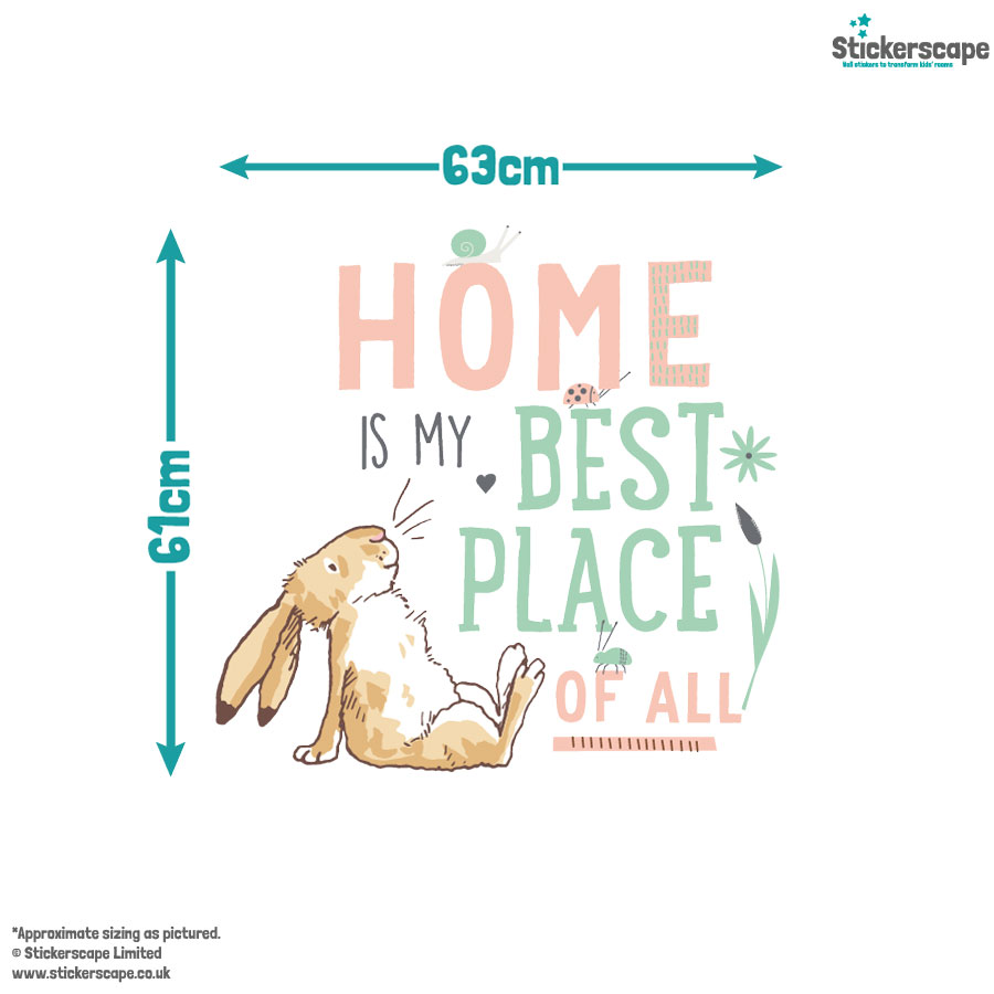Best place of all wall sticker size guide