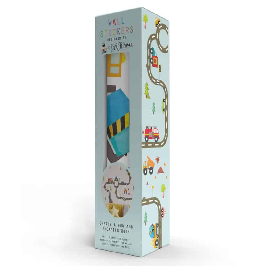 Road Network Wall Sticker Pack in Retail Packaging