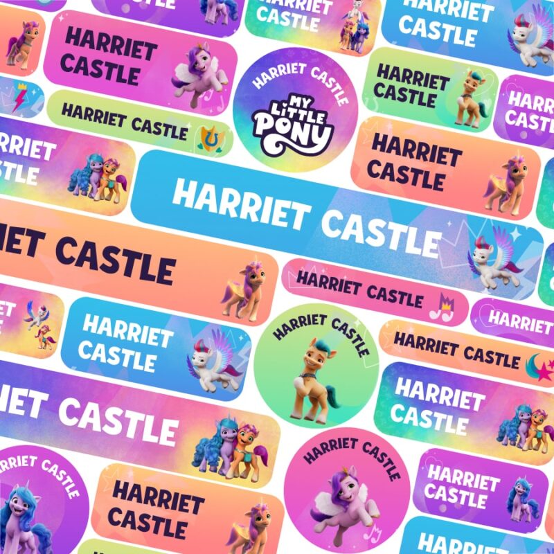 My Little Pony name labels | School name labels | Stickerscape