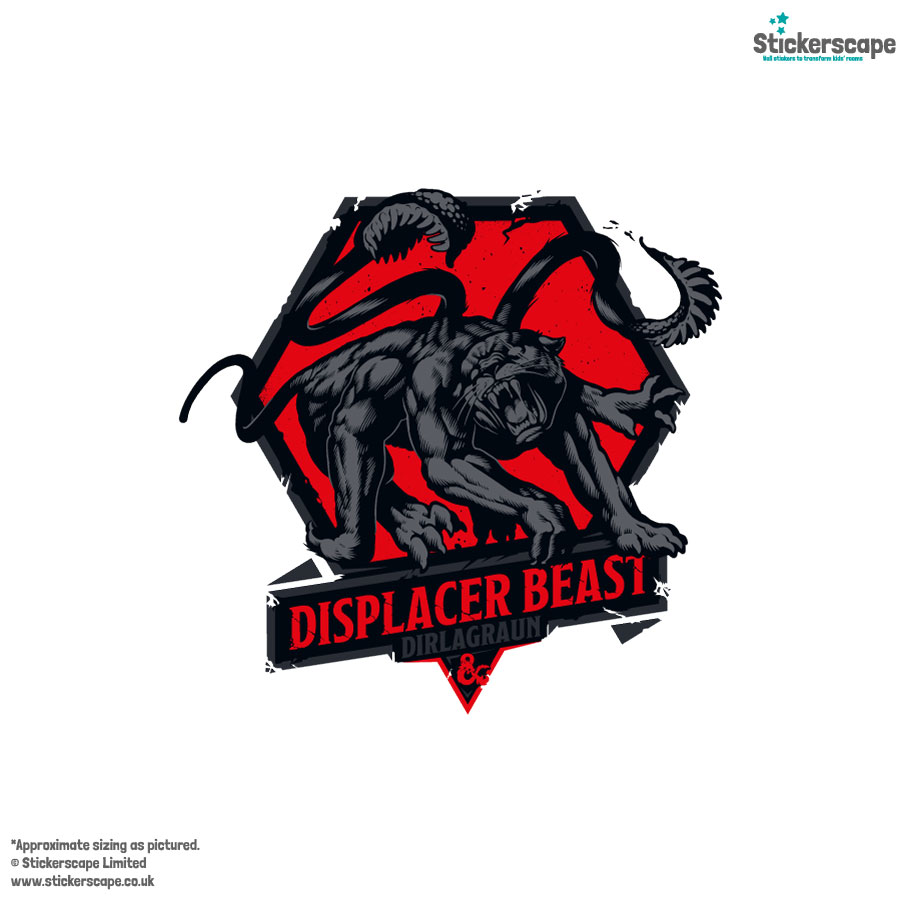 D&D Displacer Beast wall sticker