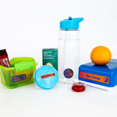Nerf name labels on lunchboxes