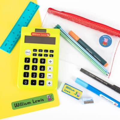Peppa and Friends Name Labels on stationery