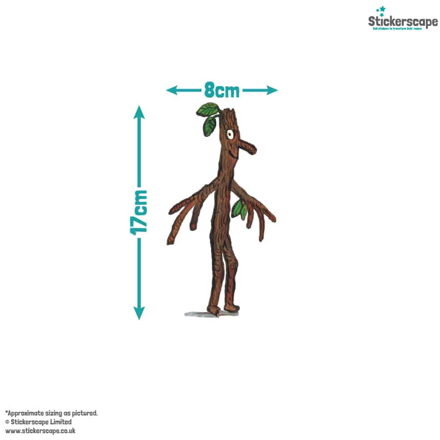 Stickman Stickaround wall stickers with size dimensions