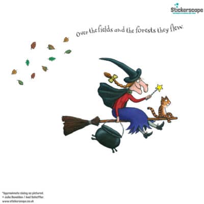 Room and the Broom Quote wall sticker on a white background