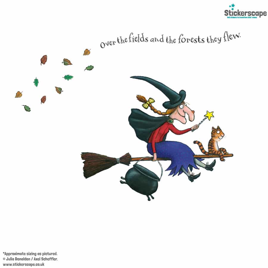 Room and the Broom Quote wall sticker on a white background