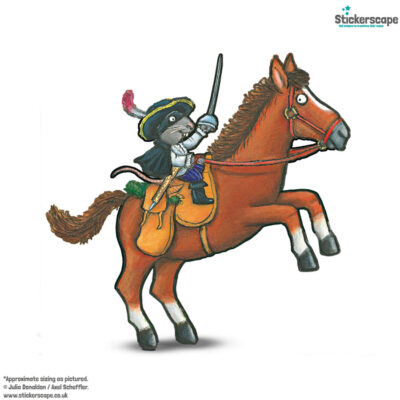 Highway Rat and Horse wall sticker on a white background