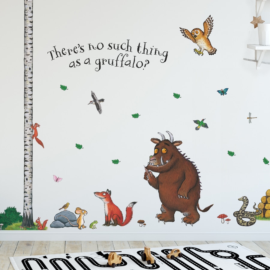 Gruffalo Room Makeover wall sticker on a child's bedroom wall