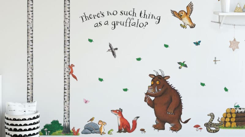 The Gruffalo and Friends wall sticker set banner