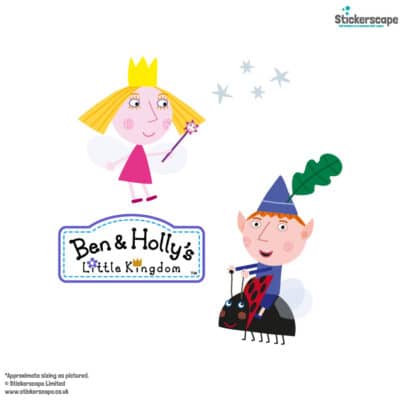 Ben & Holly Wall Stickers on a white background