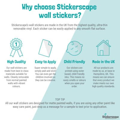 why choose stickerscape wall stickers