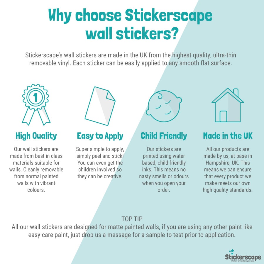 why choose stickerscape wall stickers