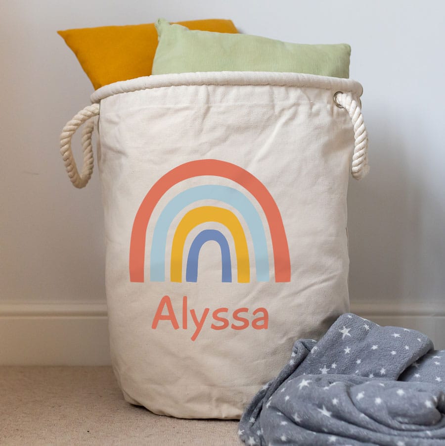 Bright Rainbow Storage Trug large size