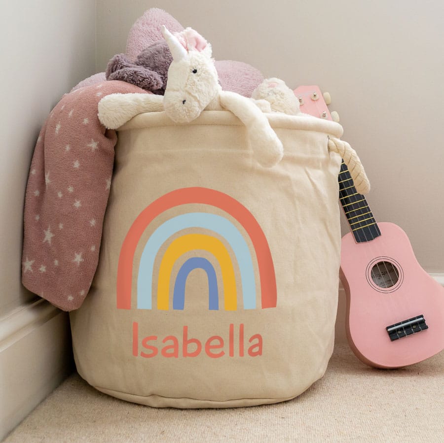 Bright Rainbow Storage Trug medium size