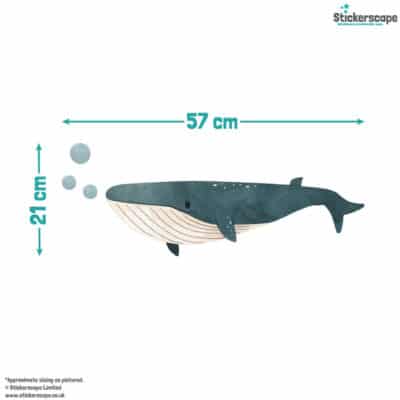 Ocean Friends Scene Wall Stickers (Size guide)