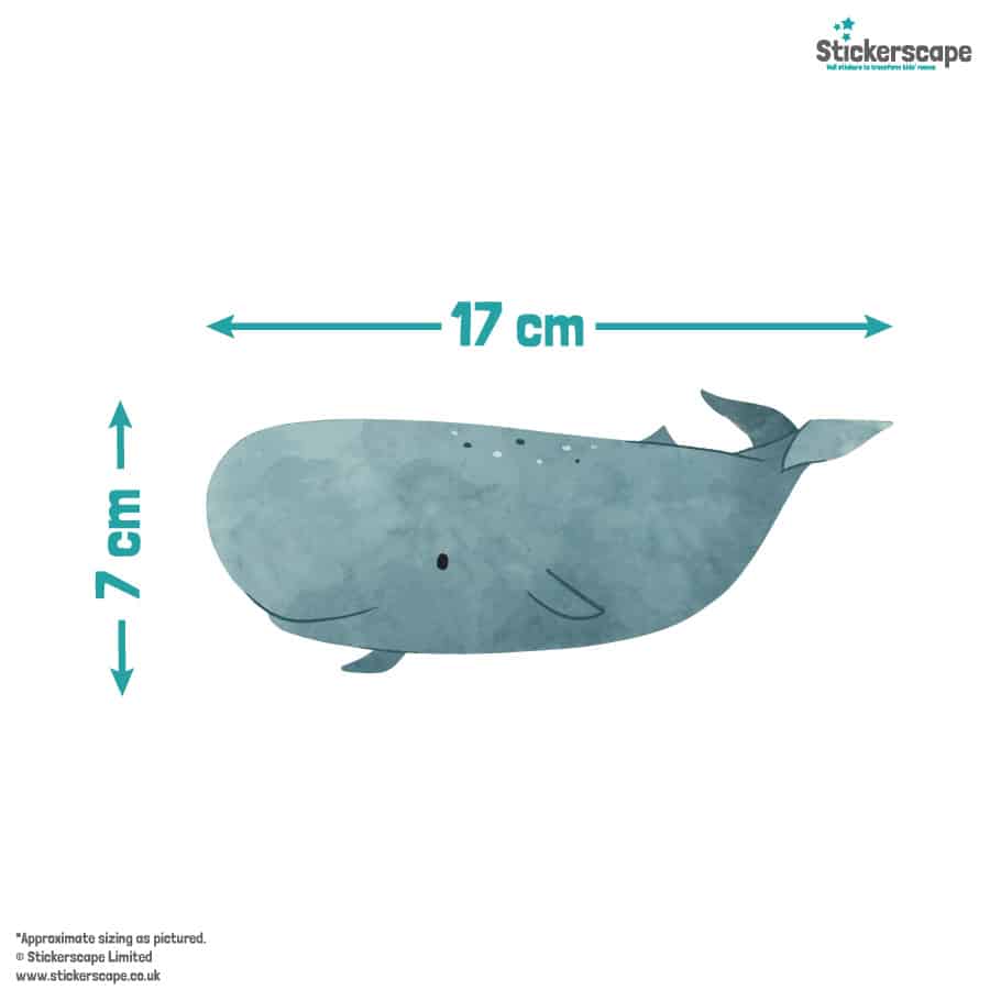 Ocean Friends Wall Stickers (Size guide)