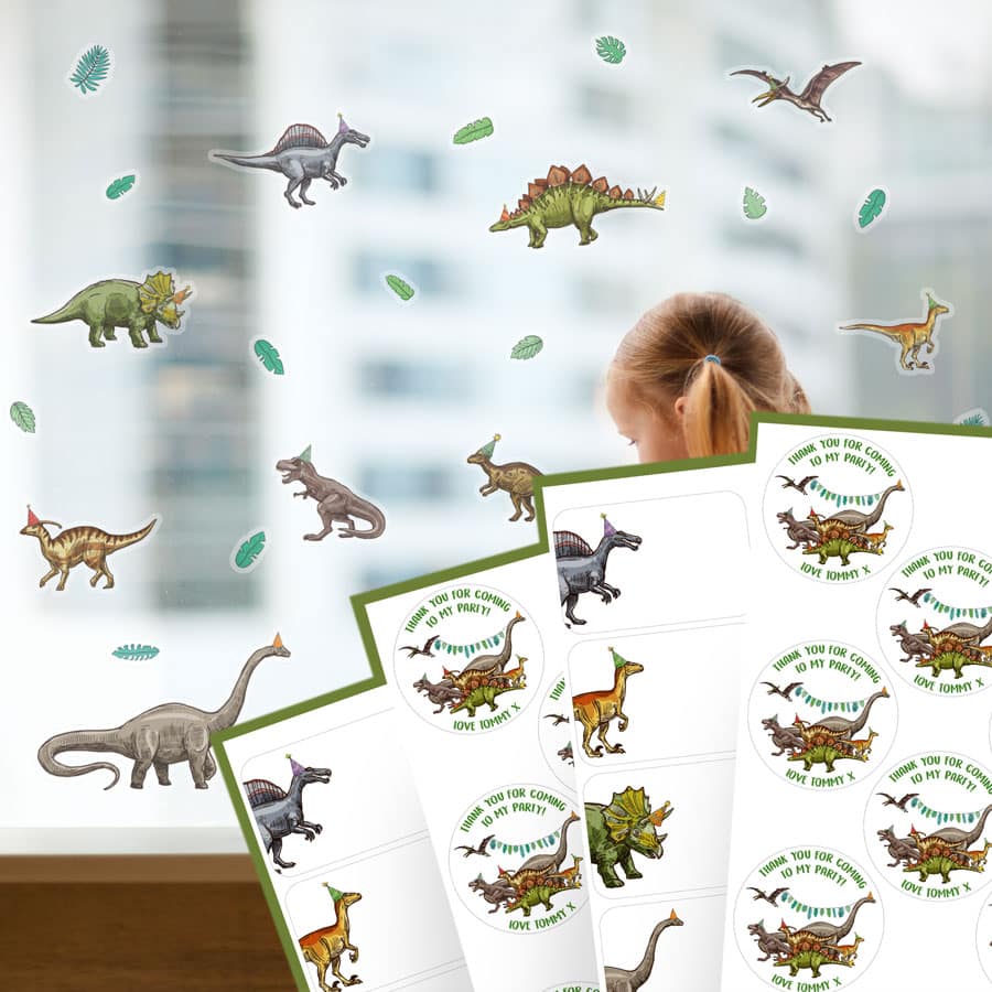 Dinosaur Party Supply Bundle | Stickerscape