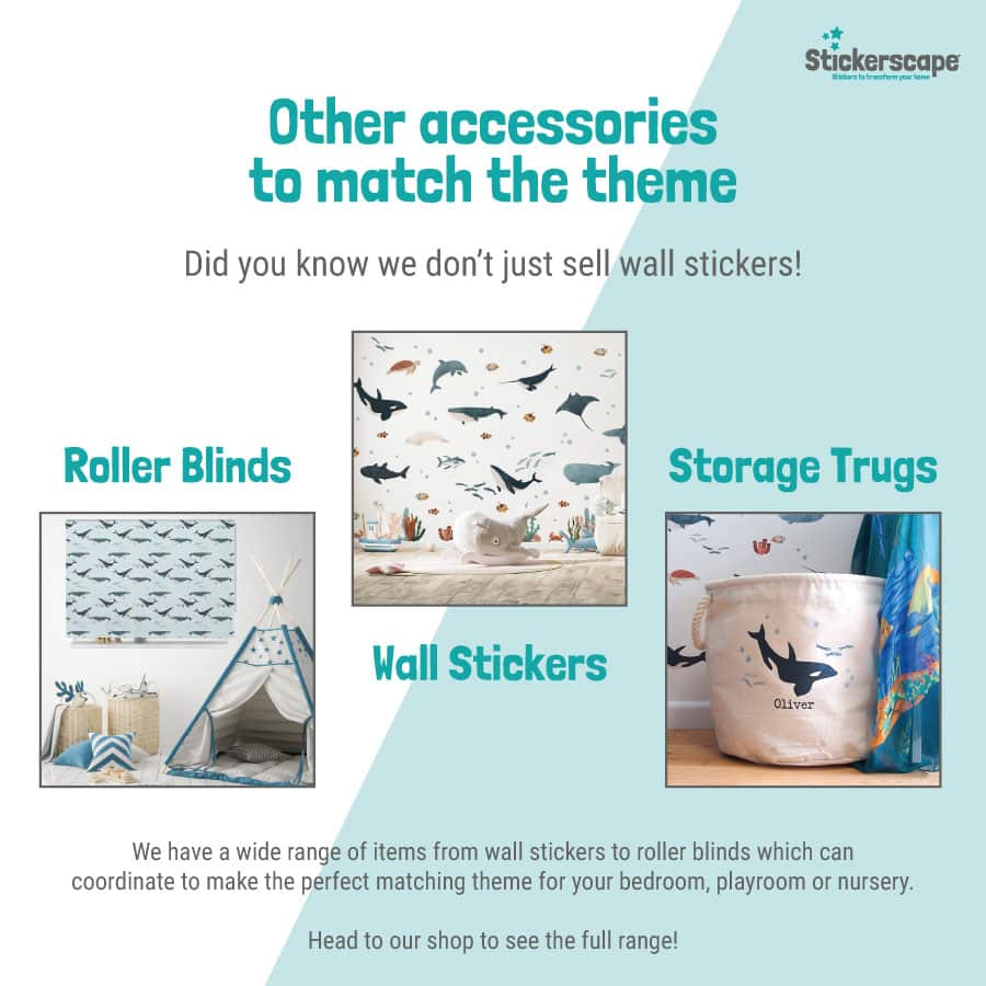 Underwater Wall Stickers additional items to match the theme