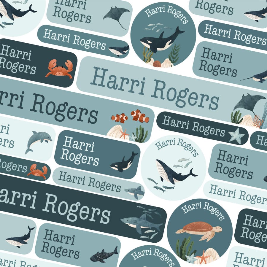 Underwater Name Labels