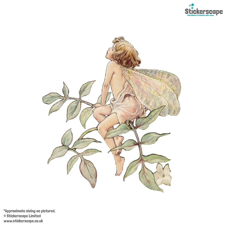 The Jasmine Fairy Wall Sticker on a white background