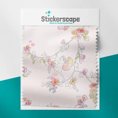 The Daydream Flower Fairy roller blind swatch