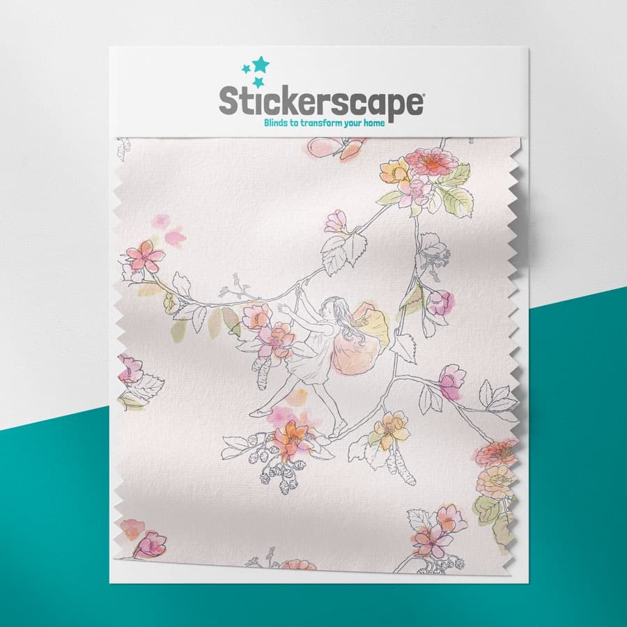 The Daydream Flower Fairy roller blind swatch