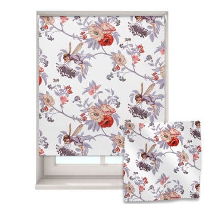 The Elderberry Flower Fairy roller blind on a white background