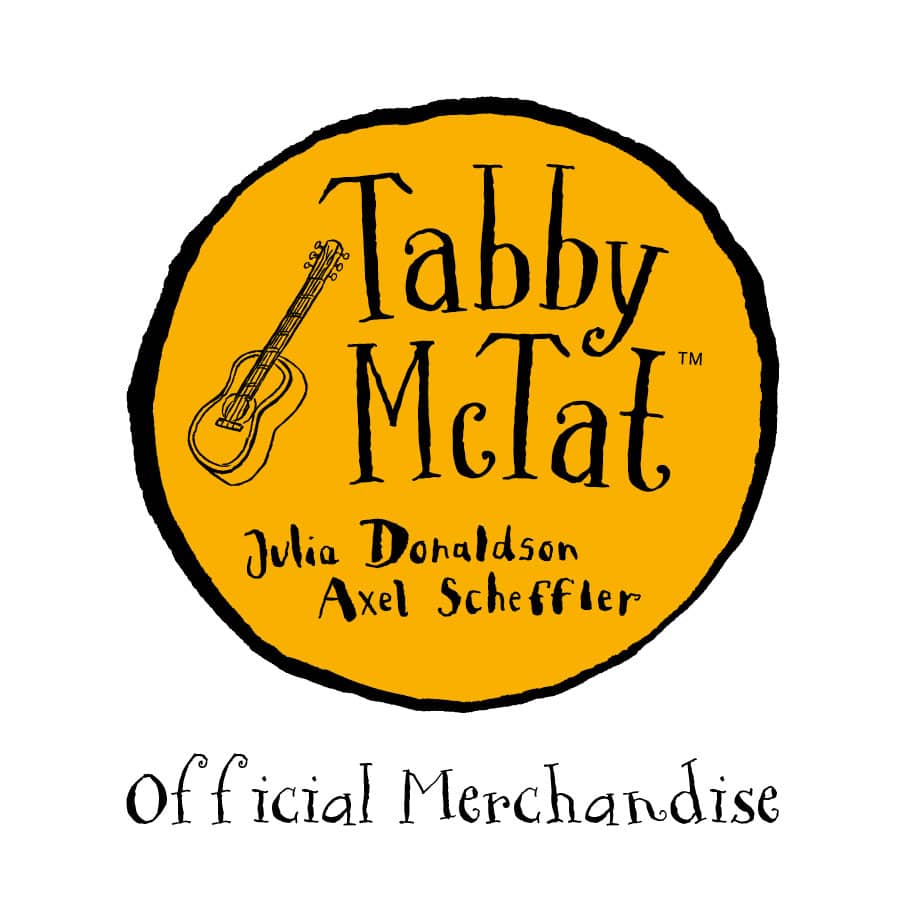 Tabby McTat logo showing this is official merchandise