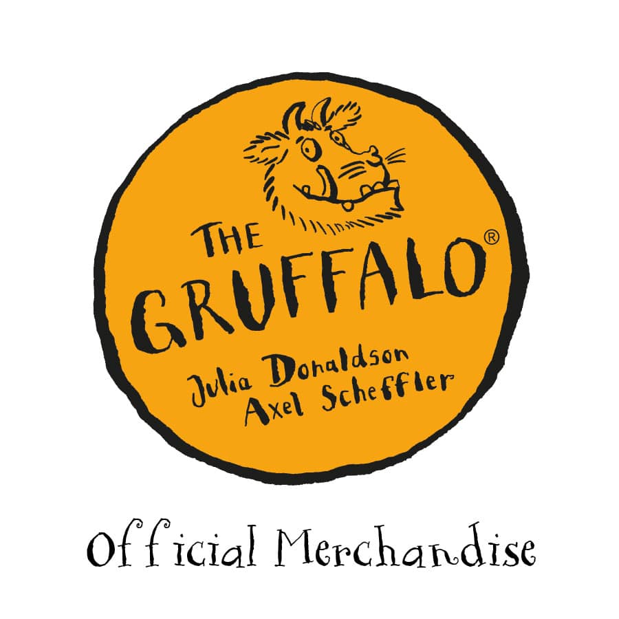 The Gruffalo logo showing this is official merchandise