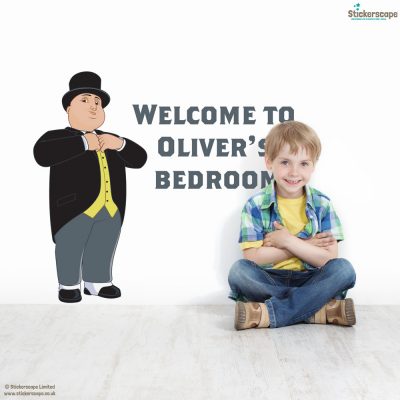 Personalised Sir Topham Hatt wall sticker | Thomas the Tank Engine wall stickers | Stickerscape | UK