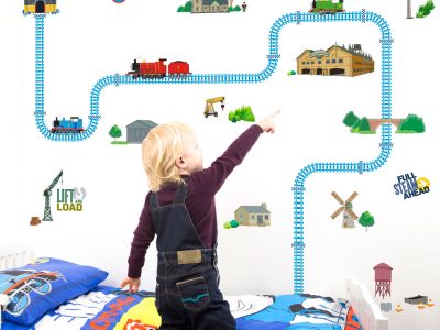Home Décor Thomas The Tank Engine With Luke Wall Sticker Decals Stickers Vinyl Art - Thomas The Tank Engine Wall Decals