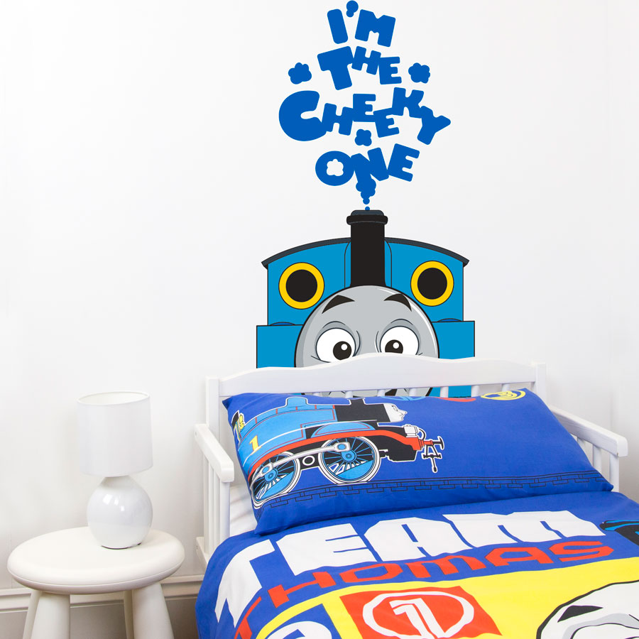 Children's Room Décor Personalised Thomas & Friends Cog wall sticker
