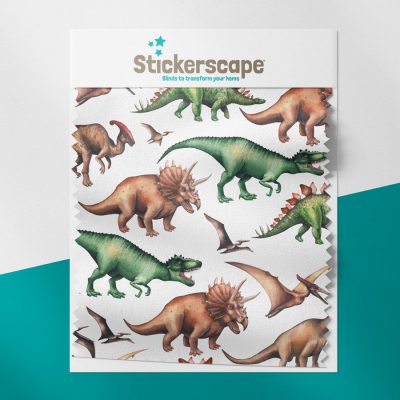 Jurassic Dinosaur swatch for roller blind