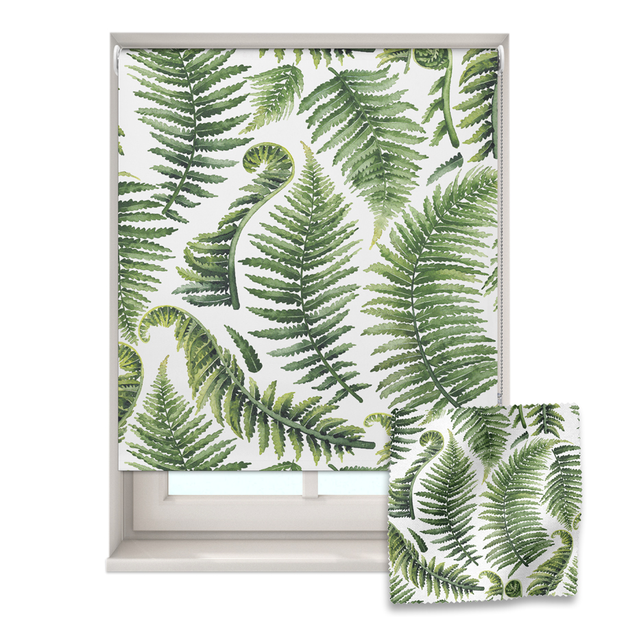 Fern roller blind includes a dinosaur themed roller blind perfect for decorating a children's room