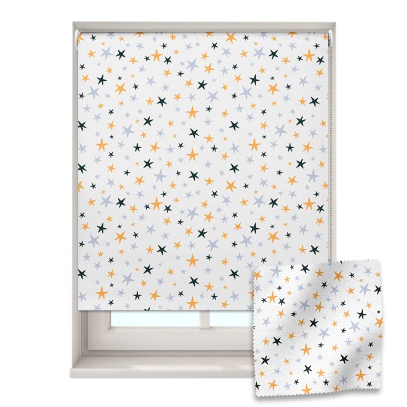 Scandi Stars roller blind includes a space themed roller blind perfect for decorating a children's room