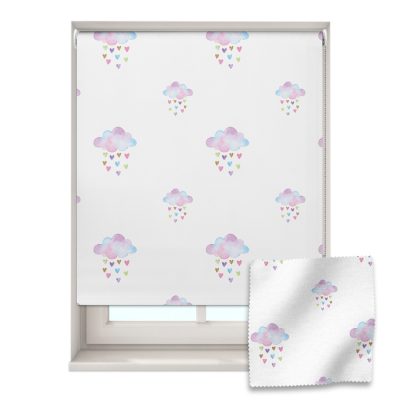 Watercolour Clouds roller blind includes a space themed roller blind perfect for decorating a children's room