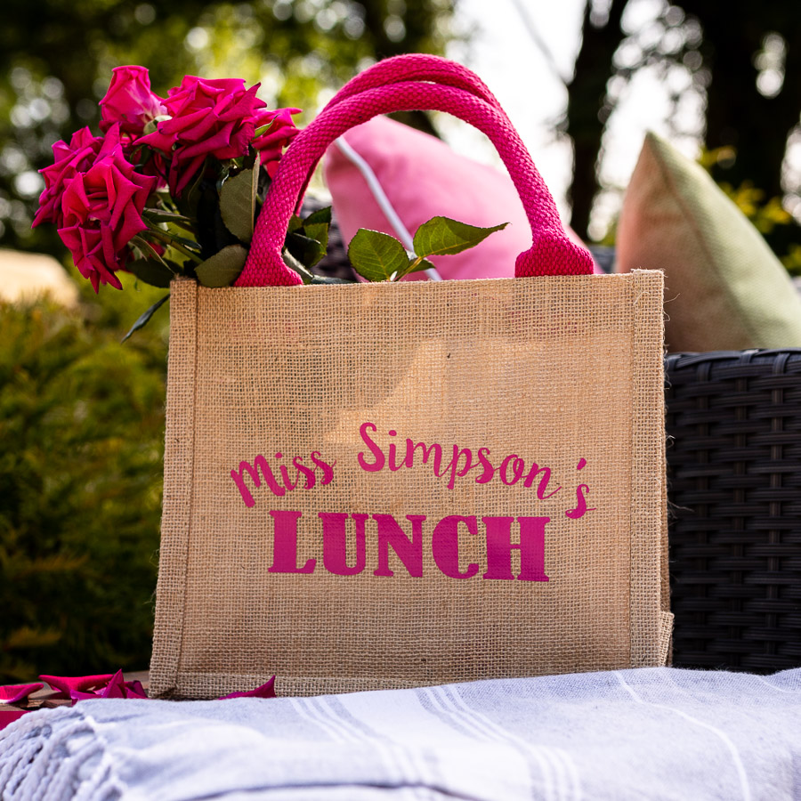 personalised teacher lunch bolsa