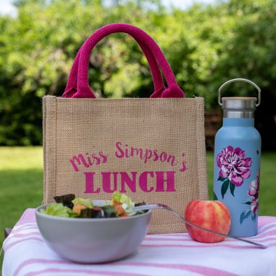 Teacher Gift, Teacher Lunch Bag, Personalised Jute Lunch Bag, Monogram Lunch  Bag, Personalised Lunch Bag, Eco Friendly Lunch Bag, Lunch Bag 