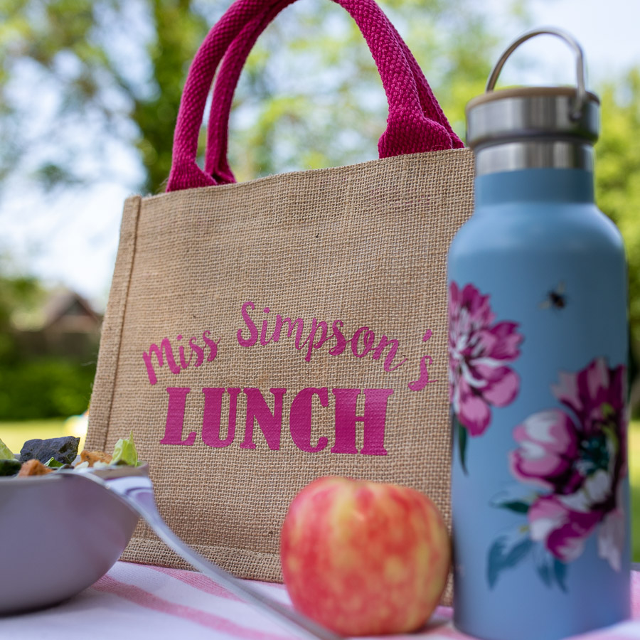 personalised teacher lunch bolsa