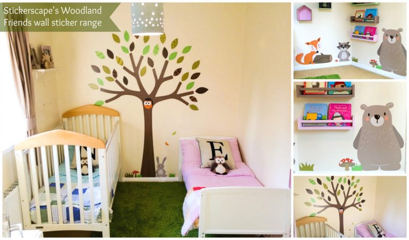 Woodland Friends wall stickers | Real Rooms | Stickerscape | UK